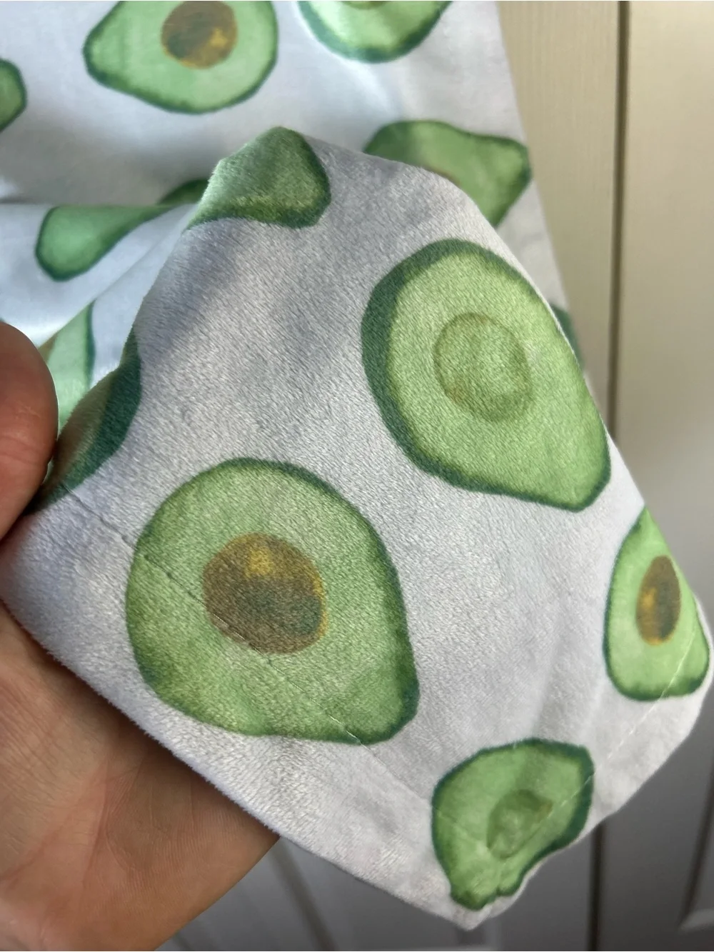 SL Home Fashions Avocado Baby Blanket Green White Stripes Security Lovey